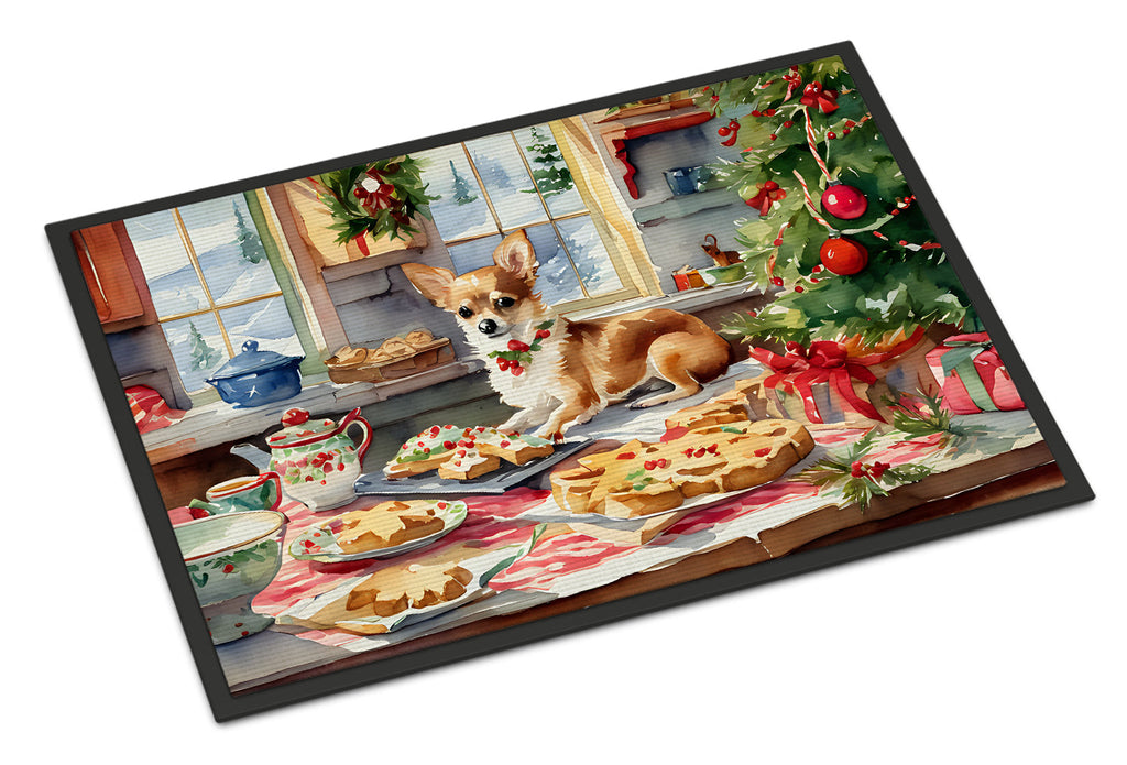 Chihuahua Christmas Cookies Doormat
