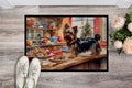 Yorkshire Terrier Yorkie Christmas Cookies Doormat