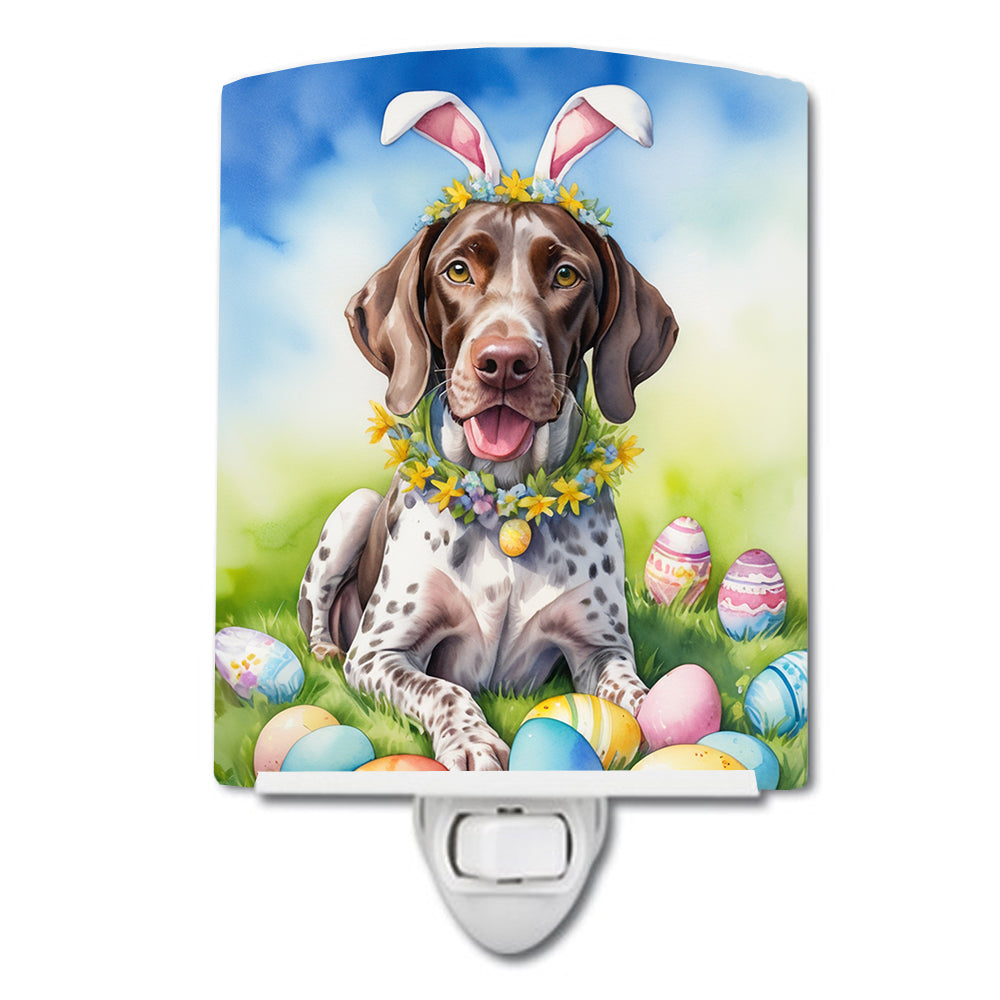 German Shorthaired Pointer Easter Egg Hunt Ceramic Night Light