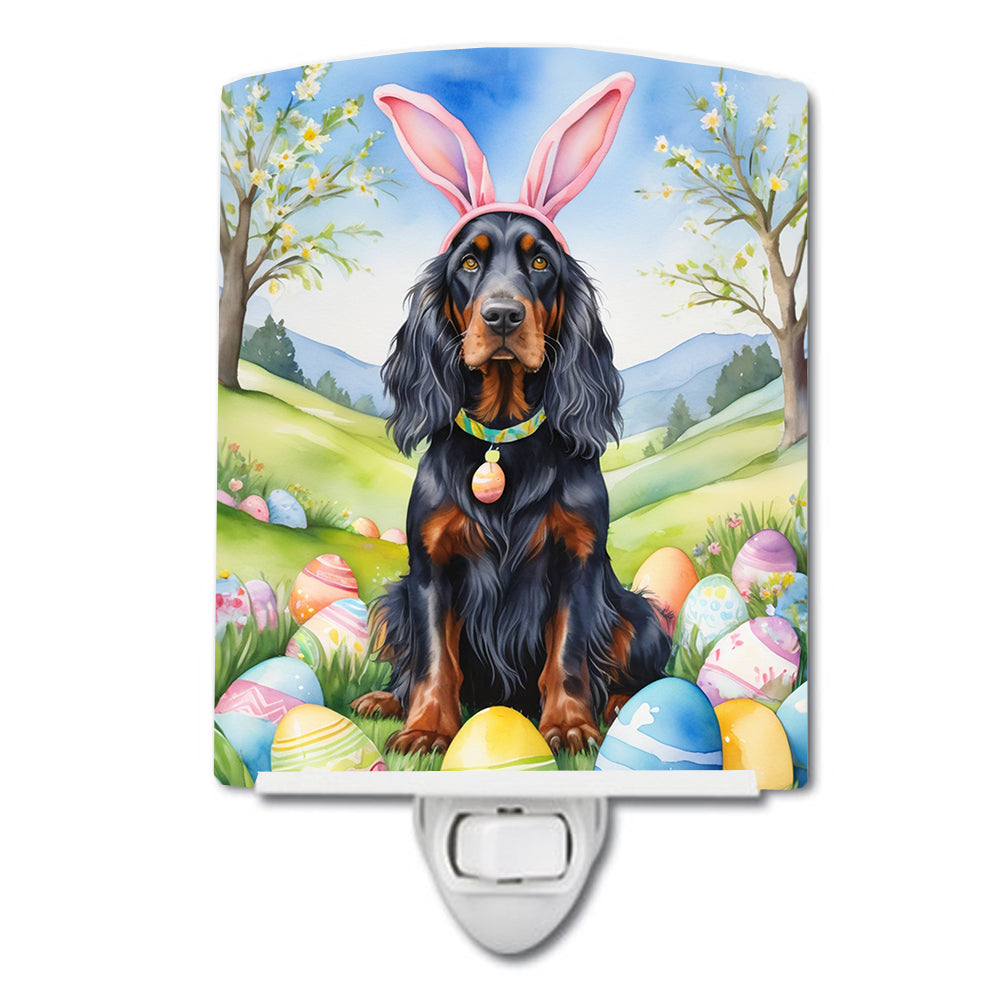 Gordon Setter Easter Egg Hunt Ceramic Night Light