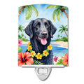 Curly-Coated Retriever Luau Ceramic Night Light