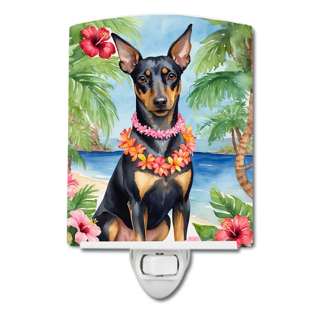 Manchester Terrier Luau Ceramic Night Light