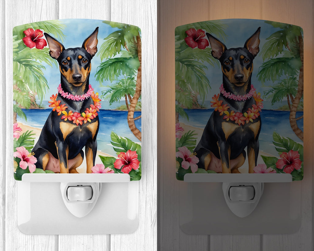 Manchester Terrier Luau Ceramic Night Light