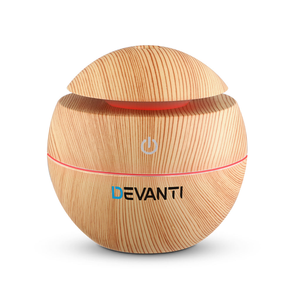 NNEDSZ Devanti Aroma Diffuser Aromatherapy Light Wood 130ml