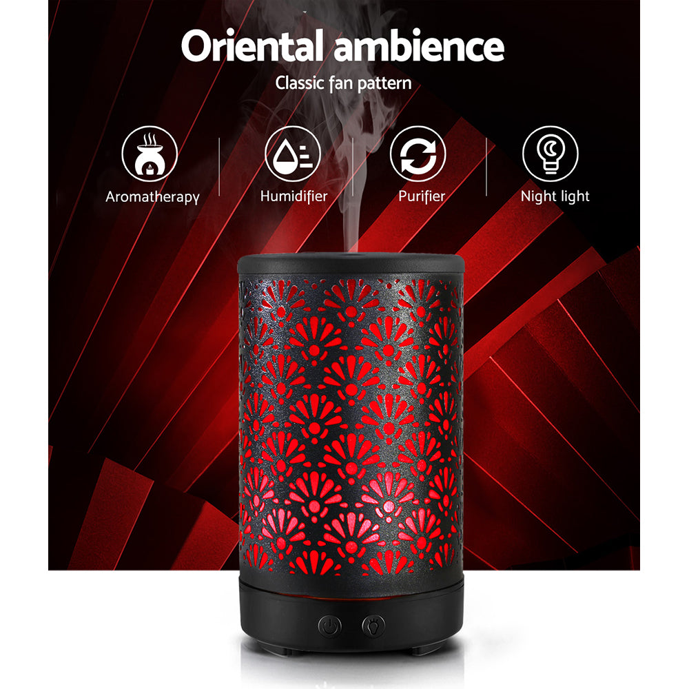 NNEDSZ Devanti Aroma Diffuser Aromatherapy Black 100ml