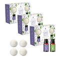 Pursonic Wool Dryer Balls Bundle – 3-Pack of Reusable Laundry Balls Made from Pure New Zealand Wool + Lavender & Peppermint Essential Oils
