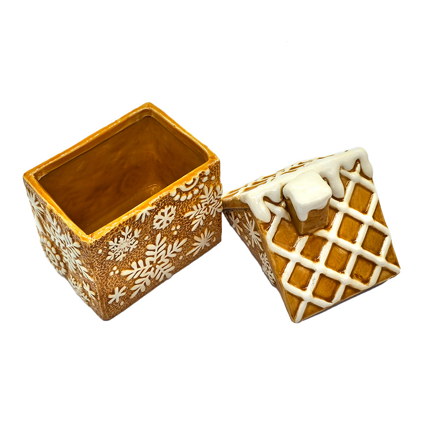 Gingerbread House Christmas Cookie Jar by Wizardi F07AM9-1-YJ2537A