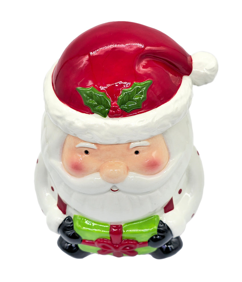 Santa Claus with Gift Christmas Cookie Jar by Wizardi F07AM9-6-B2637