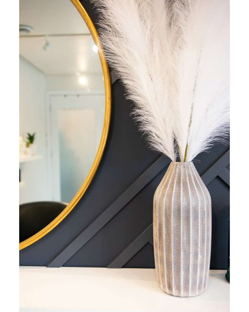 White Faux Pampas Grass