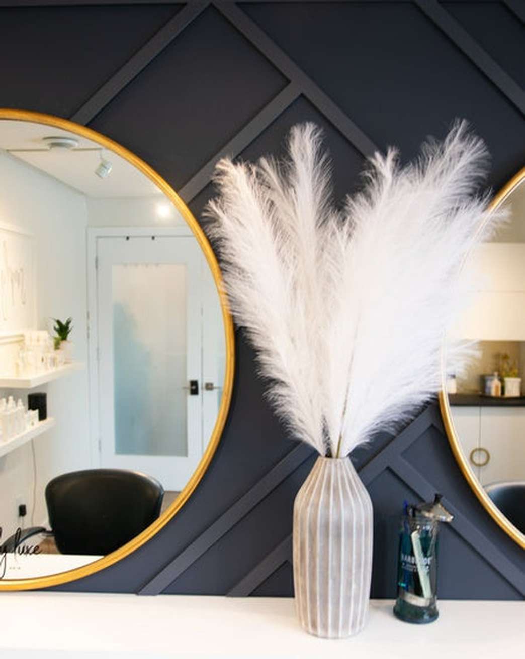 White Faux Pampas Grass