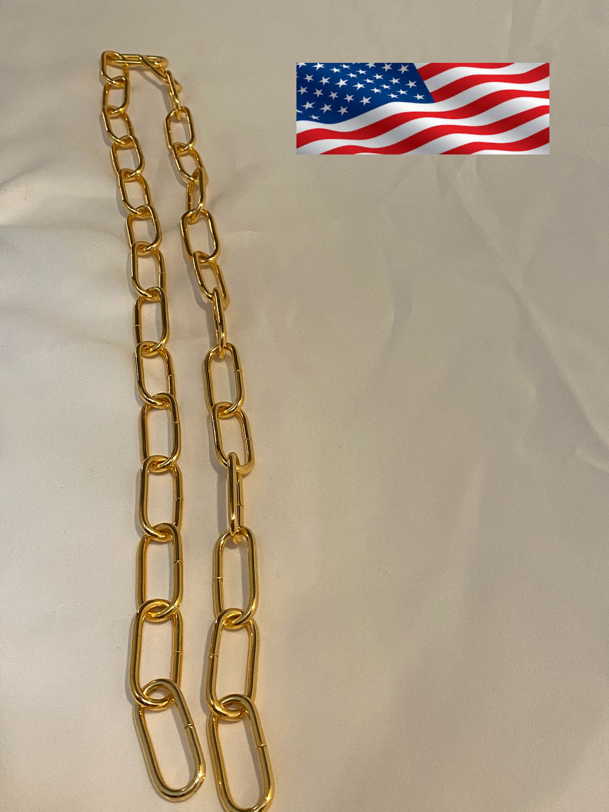 3ft Gold Chandelier Chain 3mm Iron Links