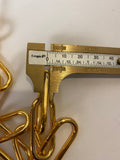 3ft Gold Chandelier Chain 3mm Iron Links