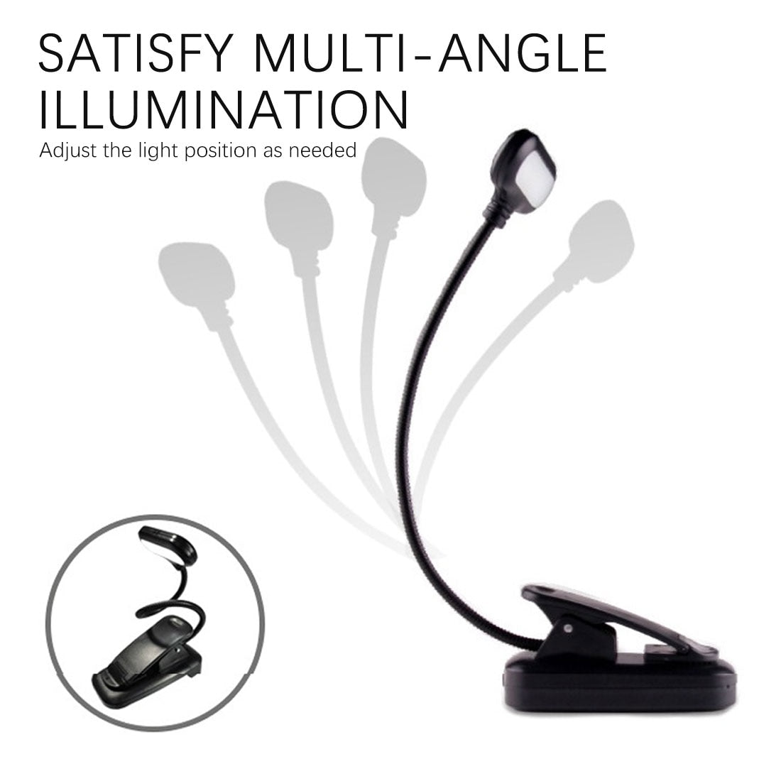LED Eye Protection Night Light Study Desk Lamp