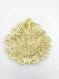 Skeleton Leaf Decorative Metal Tray