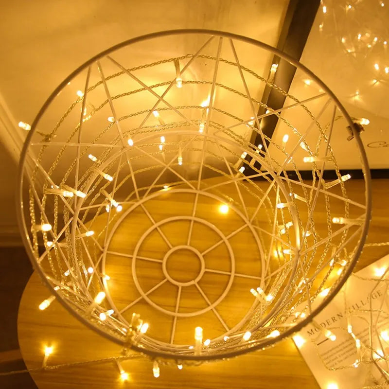LED Garland String Lights – Warm White