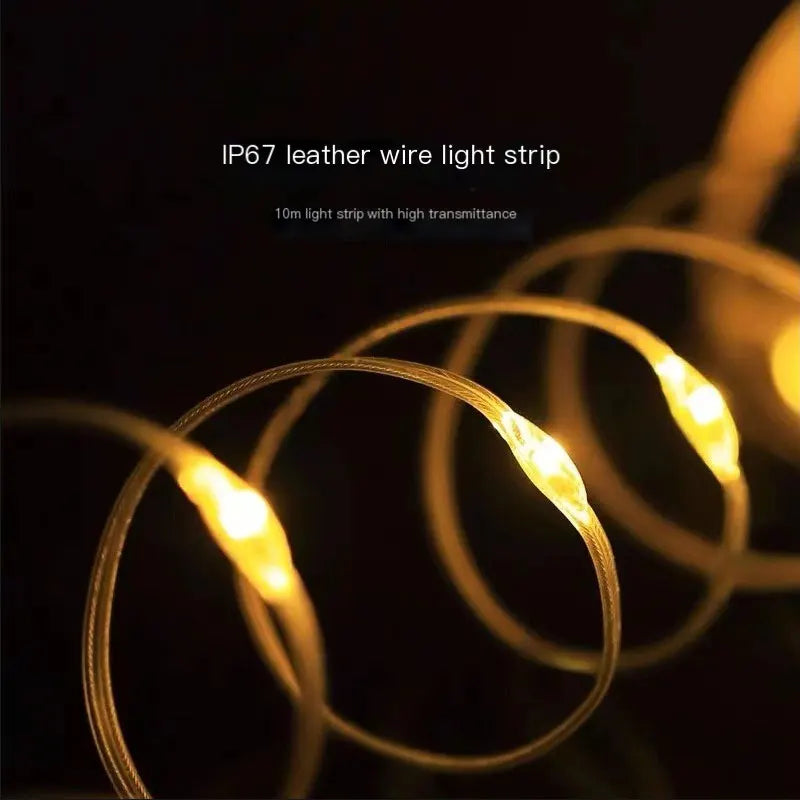 NNEOBA LED String Lights Rechargeable 10m Strip