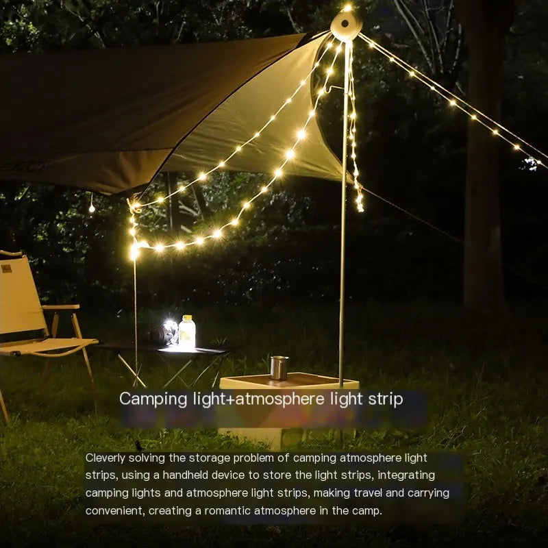 NNEOBA LED String Lights Rechargeable 10m Strip