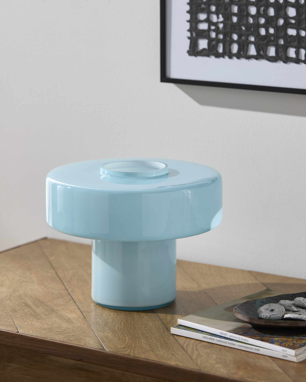 Lauenhagen Light Blue Table Lamp