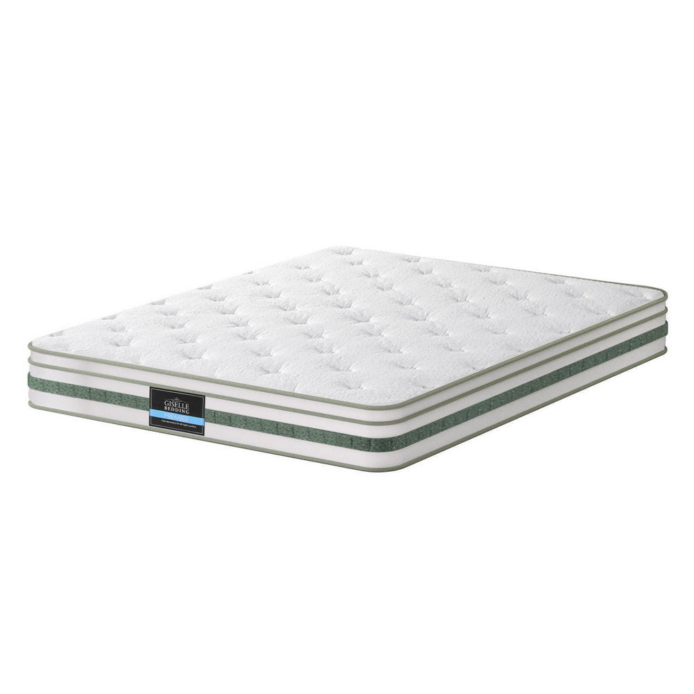 20cm Giselle Mattress Double Green Tea Mattresses