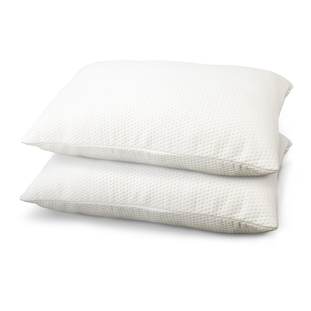 NNEDSZ Bedding Set of 2 Visco Elastic Memory Foam Pillows