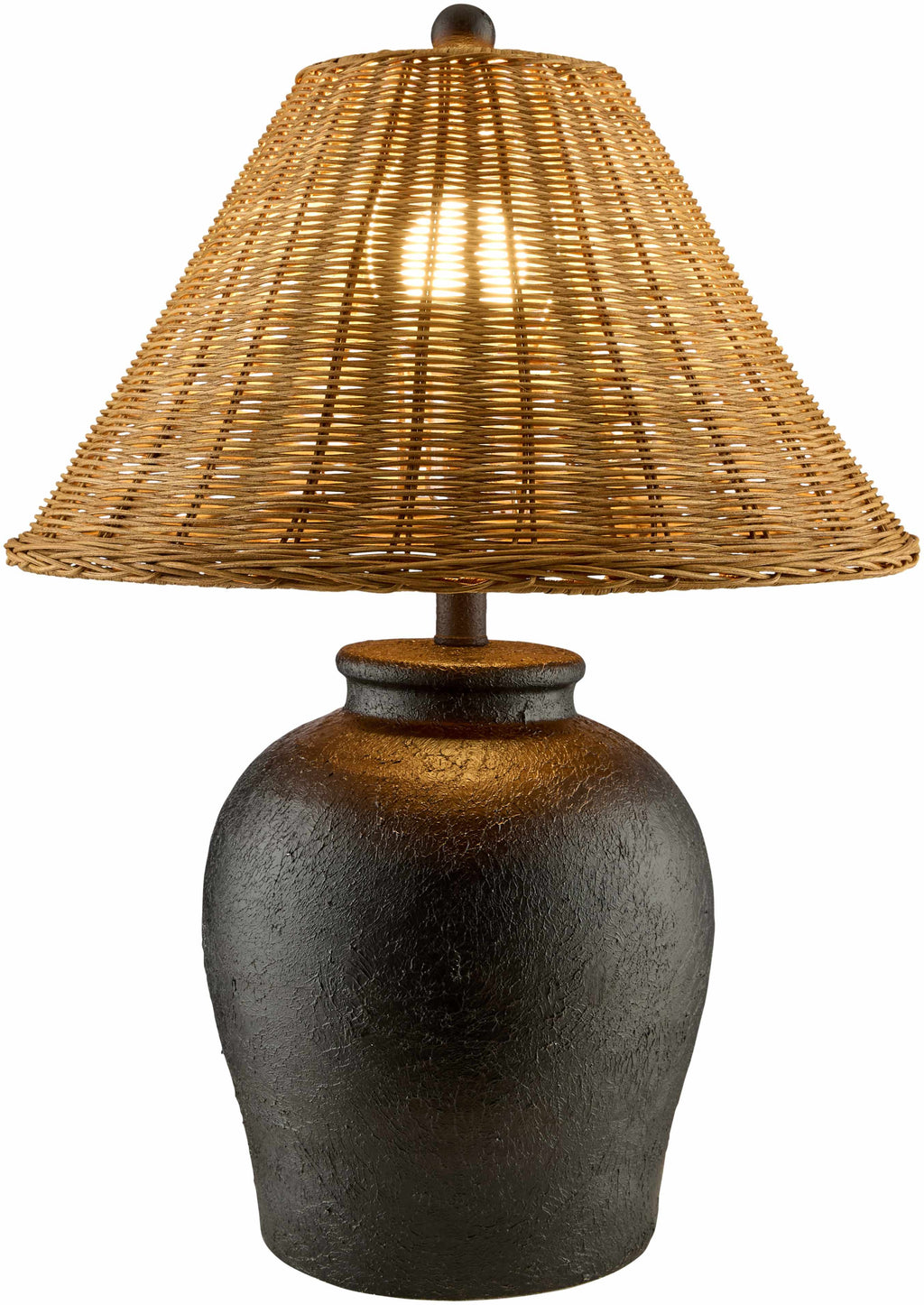 Mistelbach Straw Table Lamp