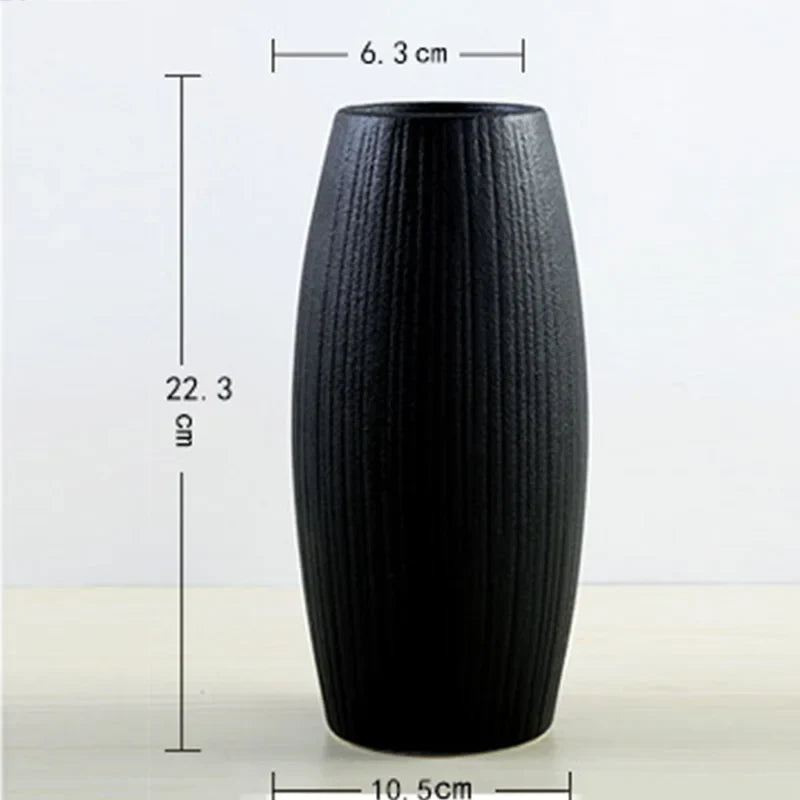 NNEOBA Ceramic Retro Vase Handmade Home Decor