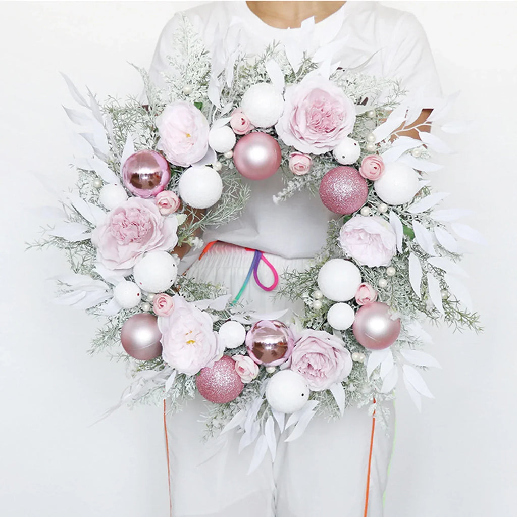 Christmas Wreath Artificial Garland for Holiday Decor