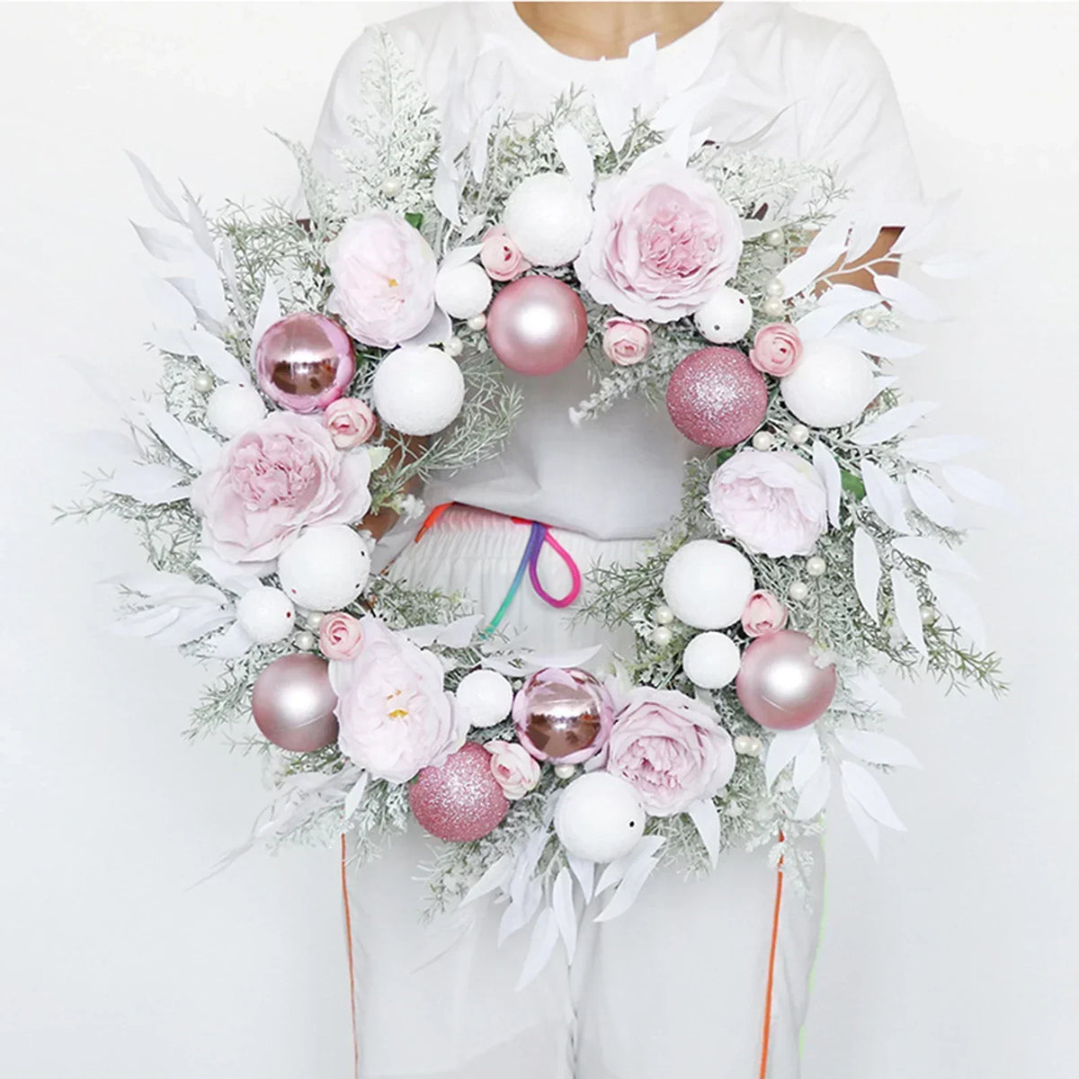 Christmas Wreath Artificial Garland For Holiday Decor