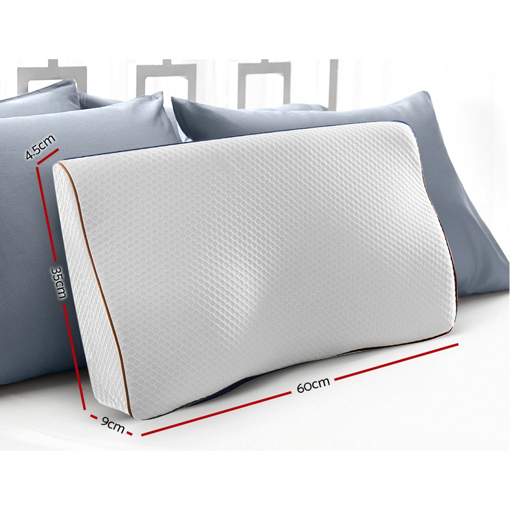 NNEDSZ Memory Foam Pillow Neck Pillows Contour Rebound Pain Relief Support