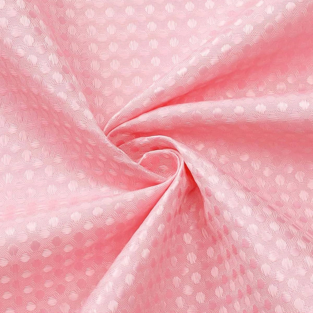 72"W x 72"H Pink Waffle Textured Polyester Shower Curtain Set with PEVA Liner