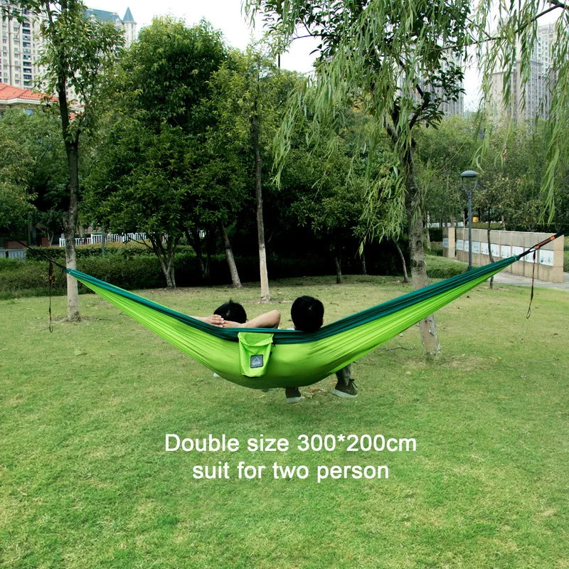 Portable Nylon Parachute Camping Hammock