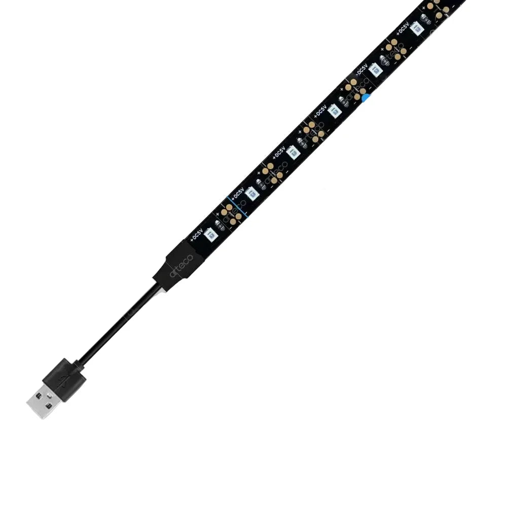 5M USB UV LED Strip Light – 395–405nm Blacklight Glow-in-the-Dark