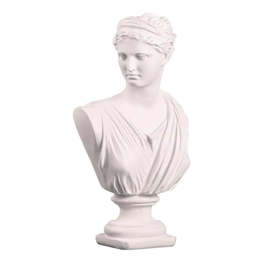 Goddess Artemis Bust Sculpture - Greek Mythology Home Decor and Artistic Gift