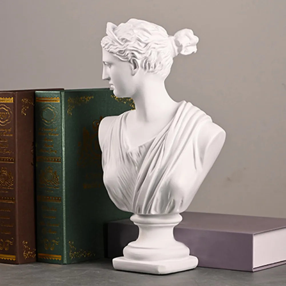 Goddess Artemis Bust Sculpture - Greek Mythology Home Decor and Artistic Gift