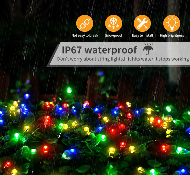 NNEOBA Outdoor Solar String Fairy Lights