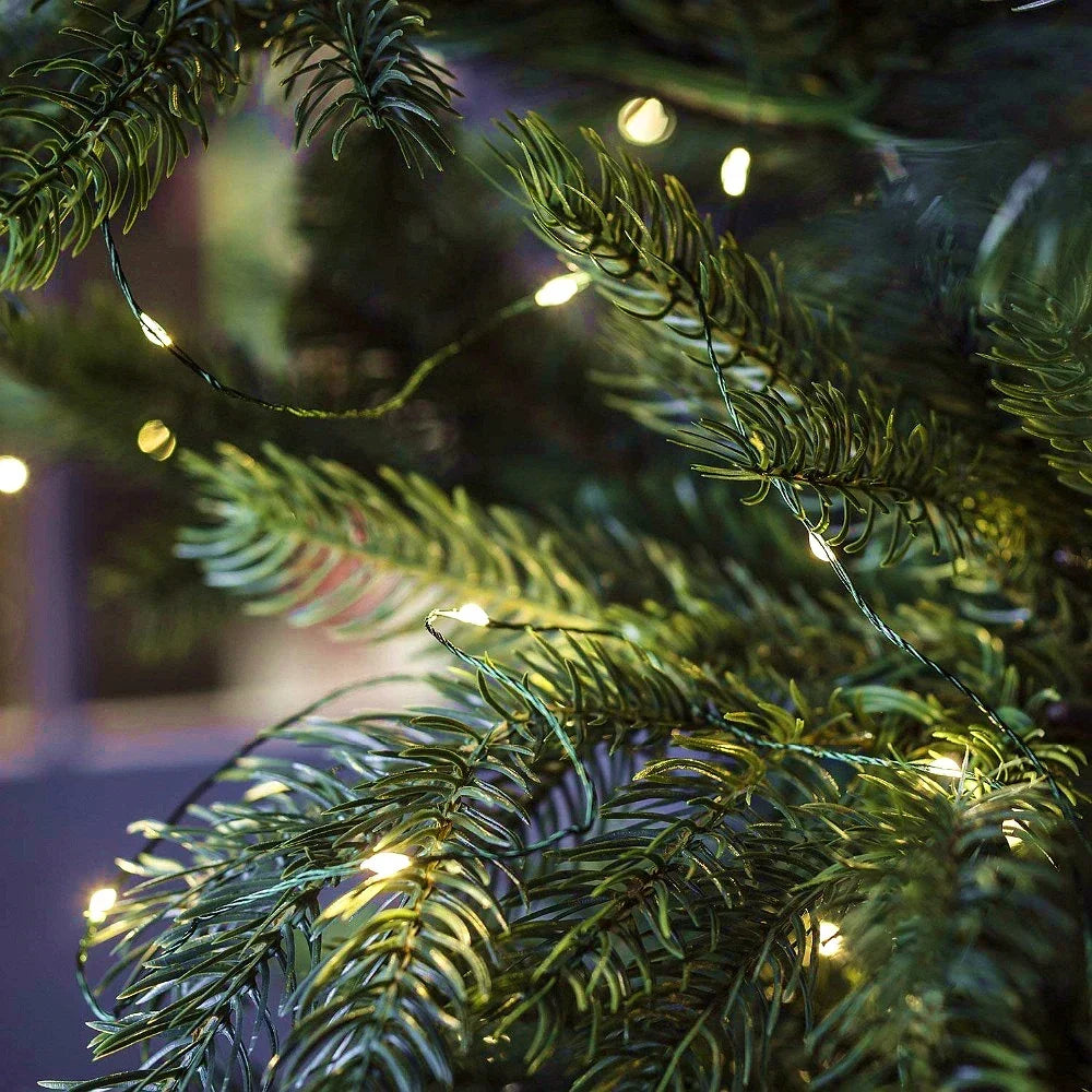 NNEOBA 120M Outdoor LED String Lights Fairy - Warm White | Waterproof Copper Wire