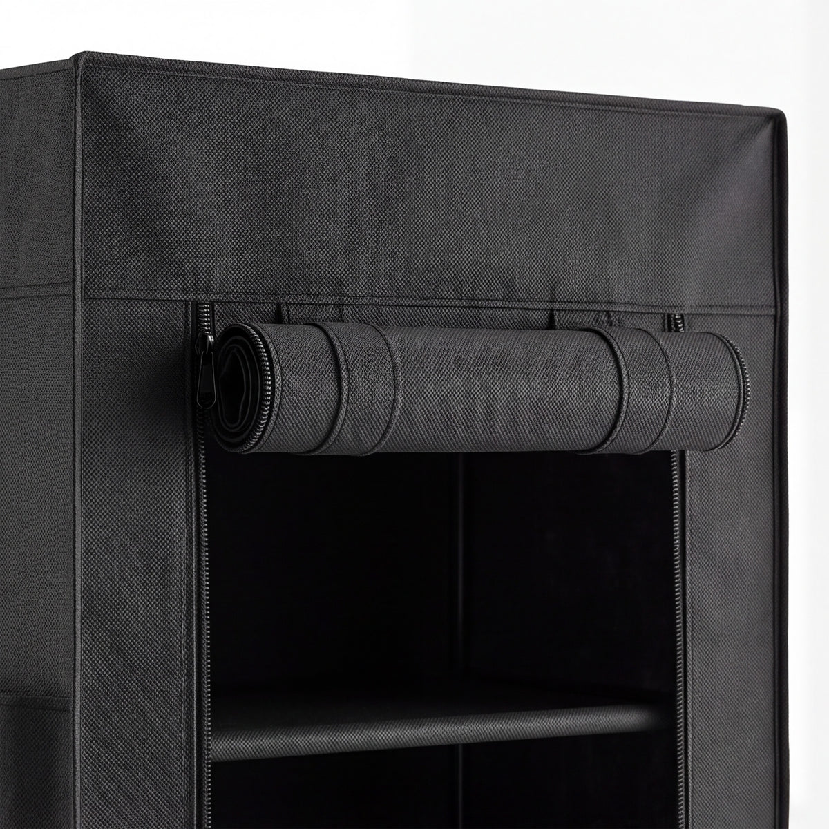 Étagère à Chaussures 20 Paires 10 Niveaux, Range-Chaussures en Métal avec Housse Anti-Poussière, Noir