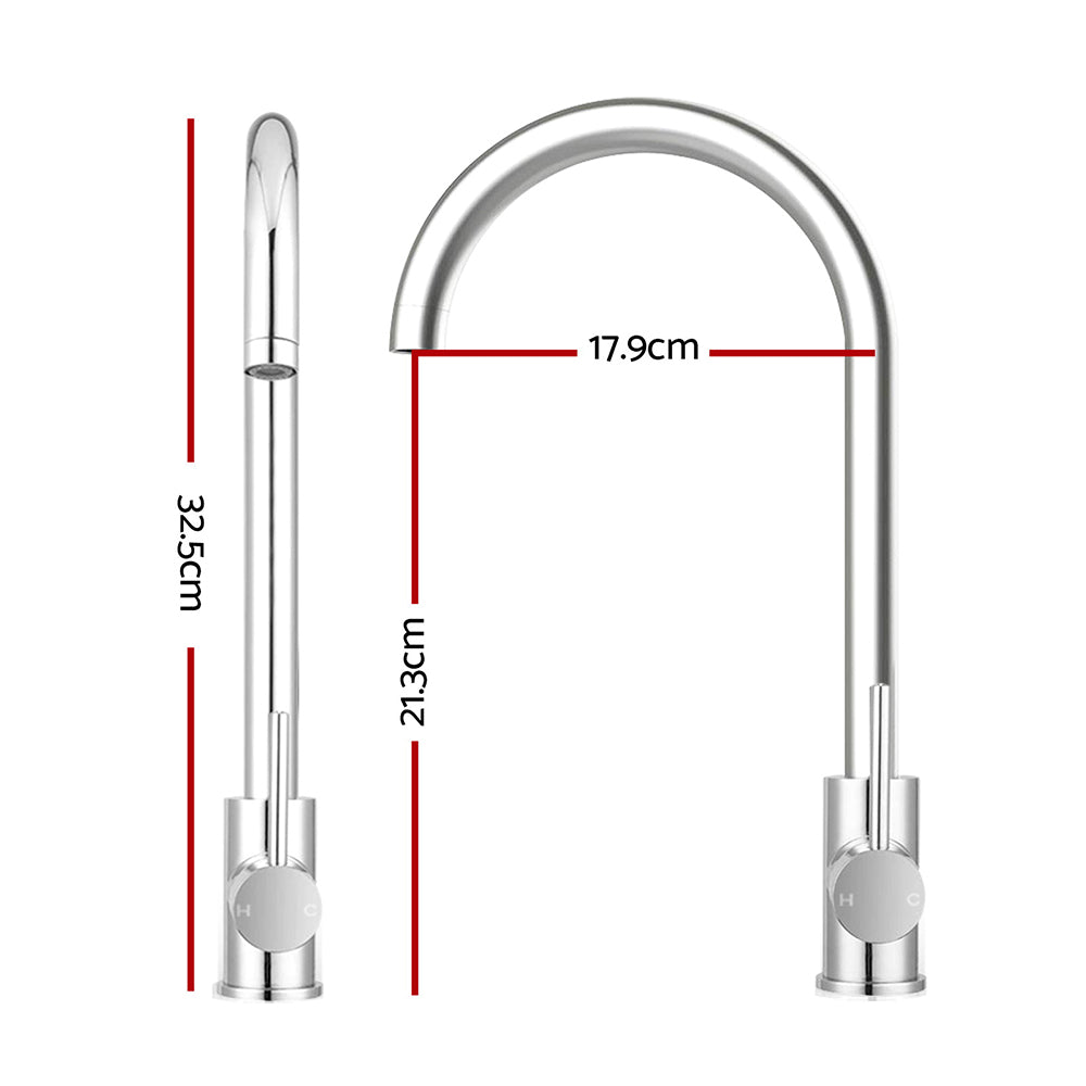 NNEDSZ Mixer Faucet Tap - Silver