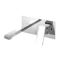 NNEDSZ Bathroom Tap Wall Square Silver Basin Mixer Taps Vanity Brass Faucet