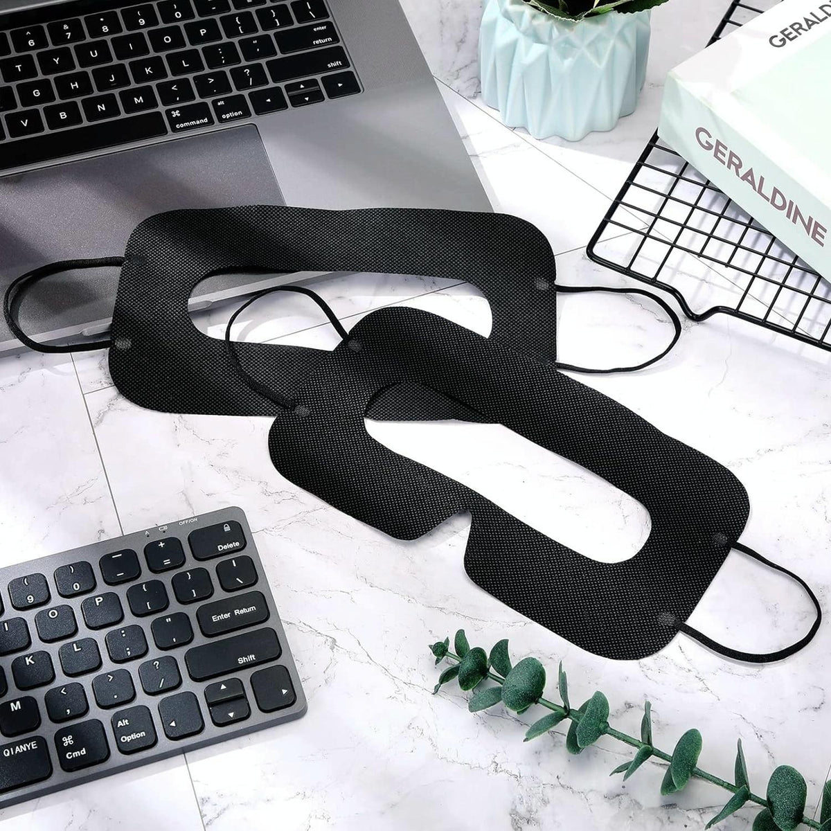 NNEIDS 100 Eye Mask Pads For 3D Glasses - Vr Compatible