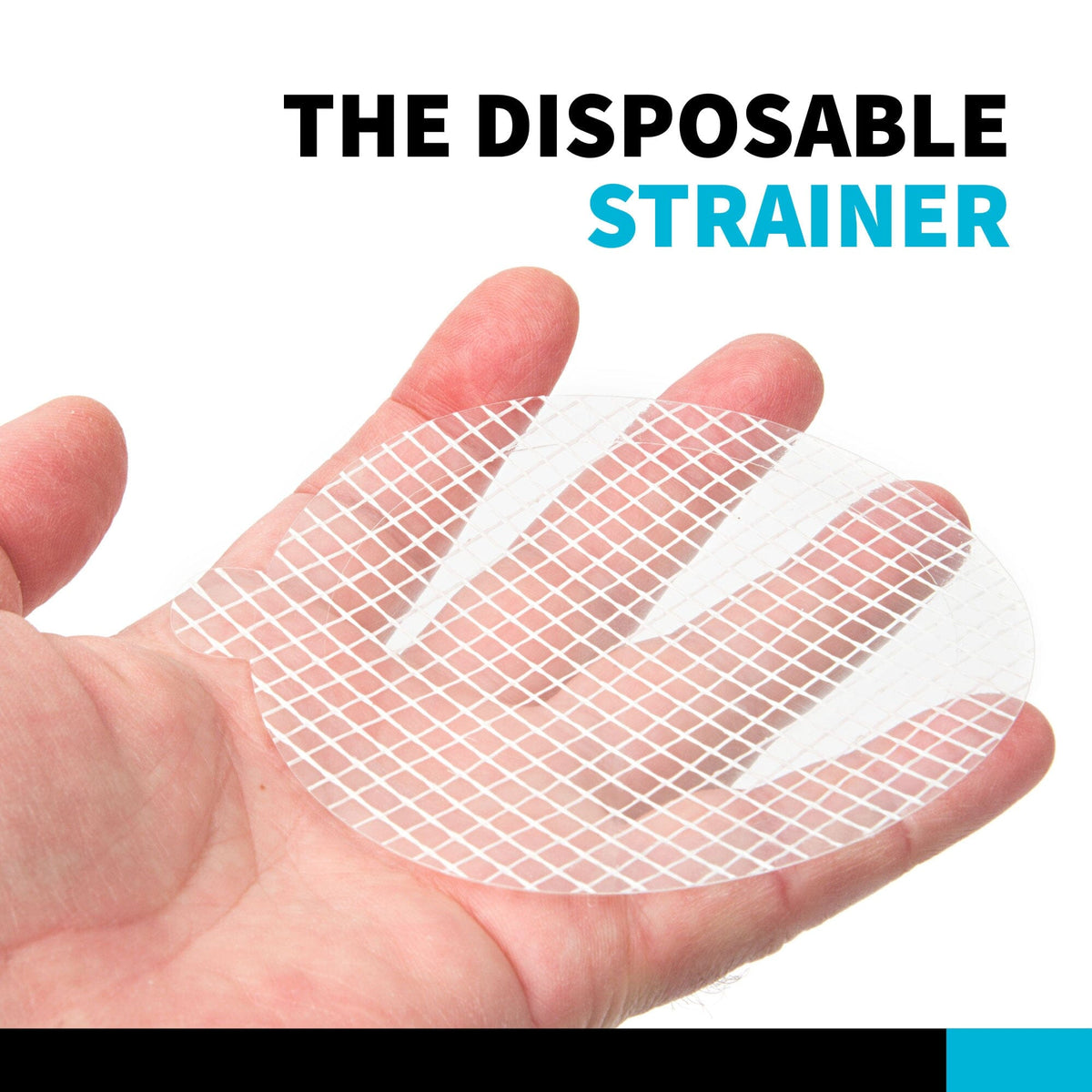 TubShroom Toss 26pk Disposable Drain Covers - Hair Catcher Mesh Sticker Strainers for Shower Bathtub and Bathroom Sink Drains
