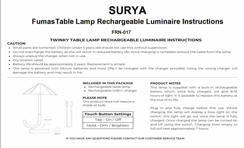 Trzebunia Table Lamp