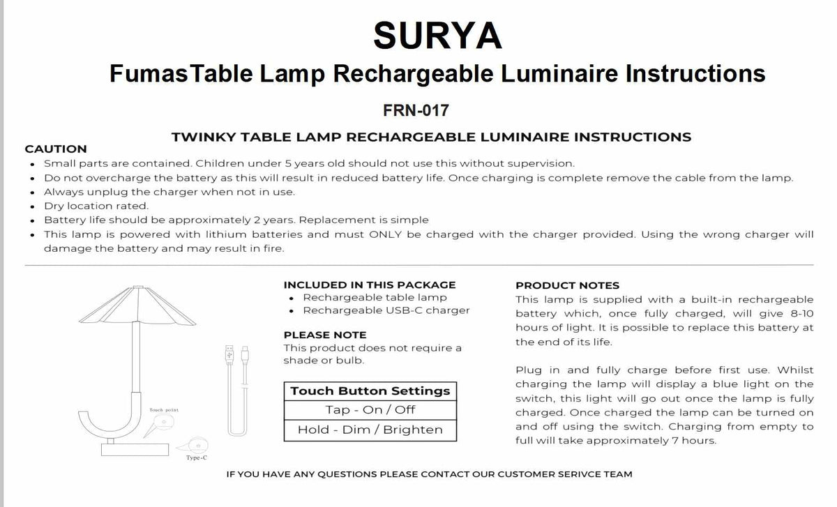 Trzebunia Table Lamp