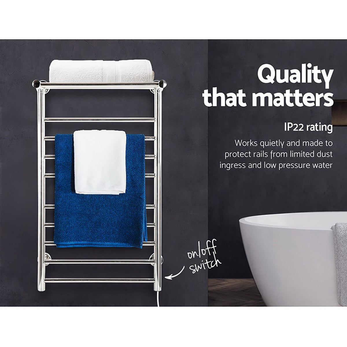 NNEDSZ Electric Heated Towel Rail