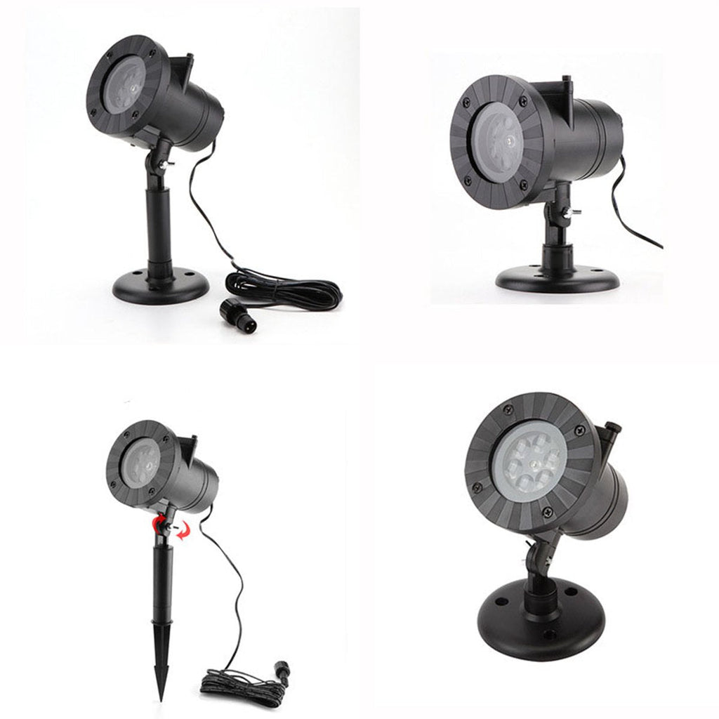 IP65 Waterproof LED Projection Lamp for Halloween & Christmas Decorations
