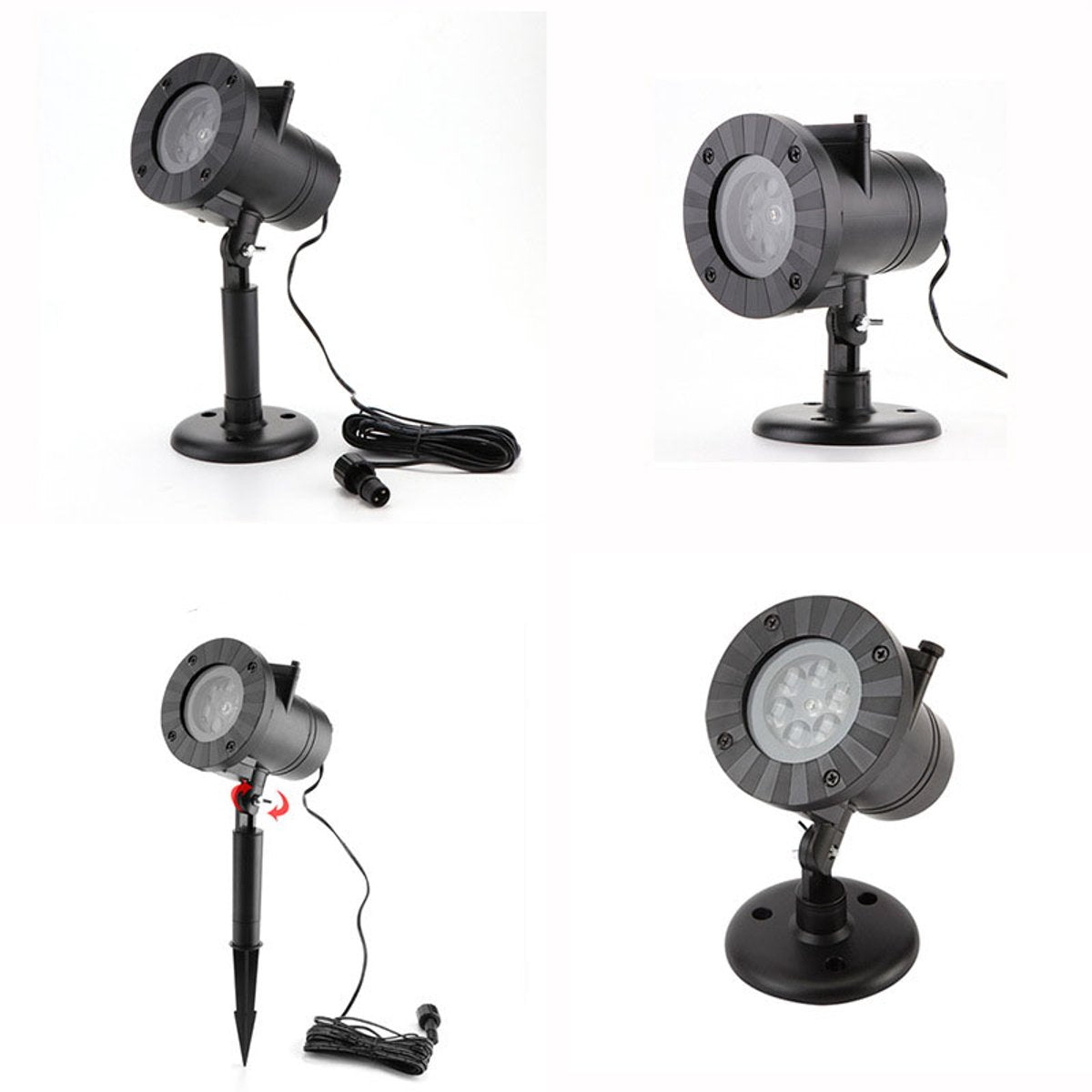 IP65 Waterproof LED Projection Lamp for Halloween & Christmas Decorations