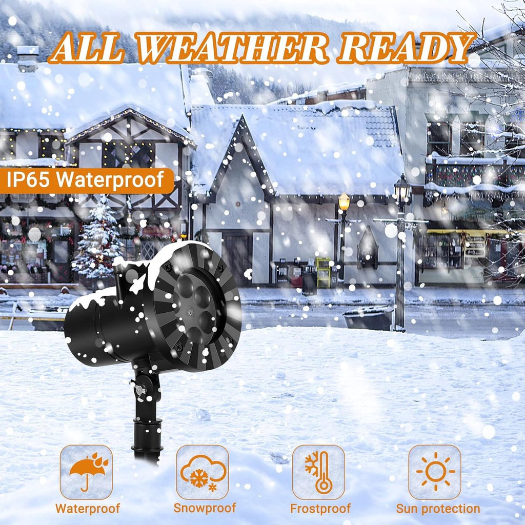 IP65 Waterproof LED Projection Lamp for Halloween & Christmas Decorations