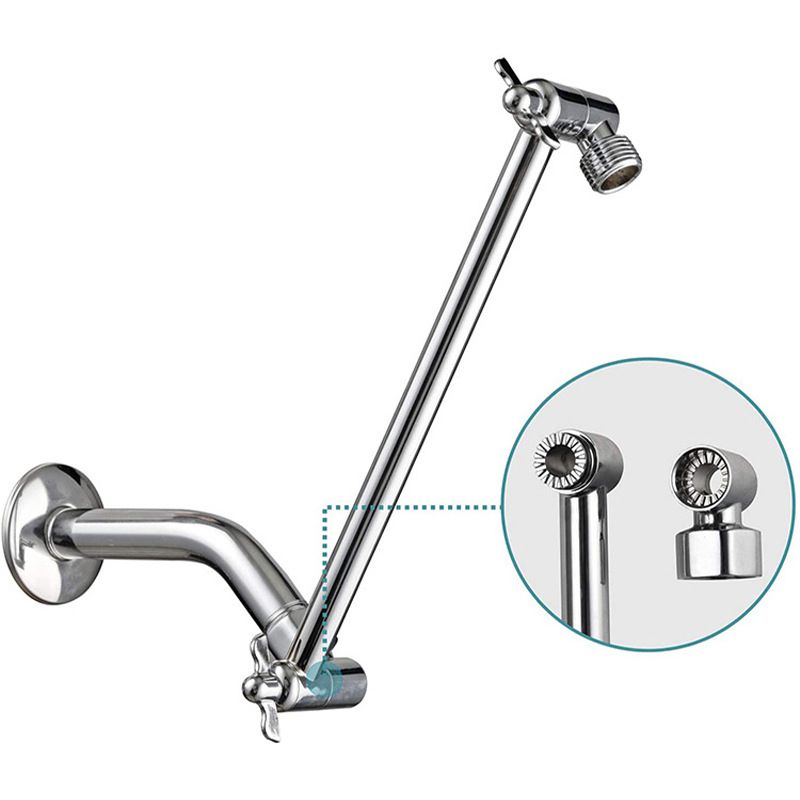 Shower Arm Extender Wrecking Bar Shower Head Extension Arm Shower Rod Holders Adjustable Shower Arm Handheld Shower Adjustable