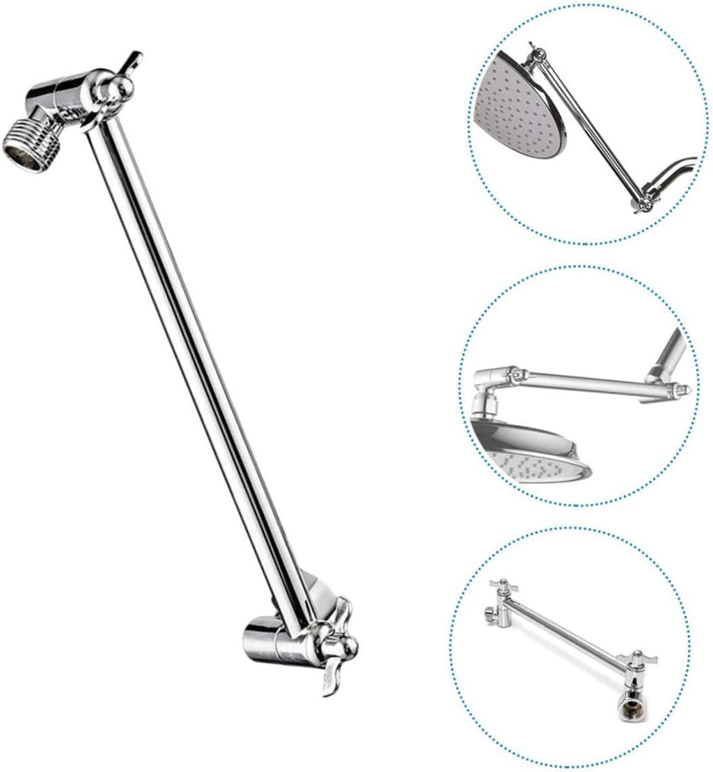 Shower Arm Extender Wrecking Bar Shower Head Extension Arm Shower Rod Holders Adjustable Shower Arm Handheld Shower Adjustable