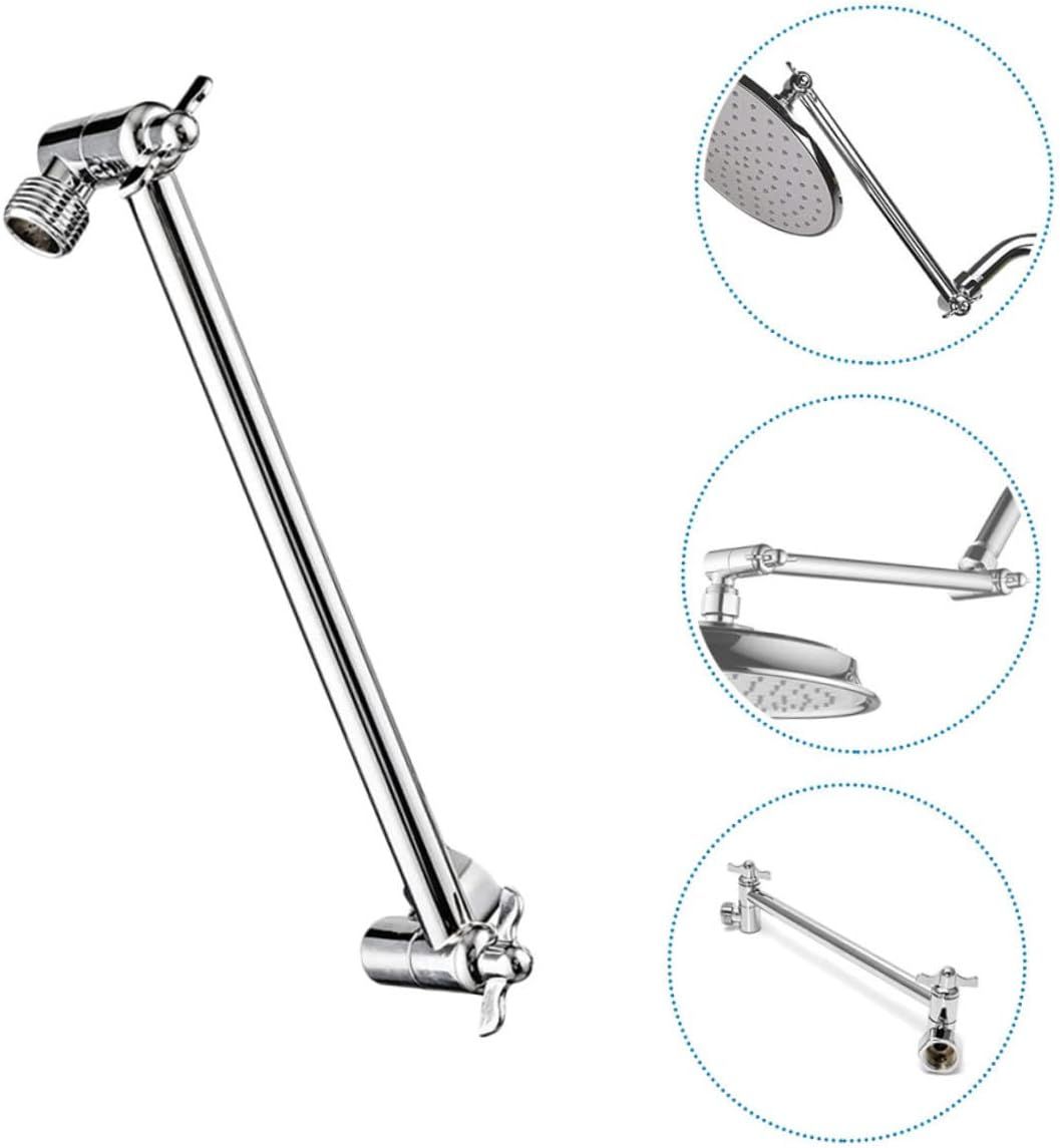 Shower Arm Extender Wrecking Bar Shower Head Extension Arm Shower Rod Holders Adjustable Shower Arm Handheld Shower Adjustable